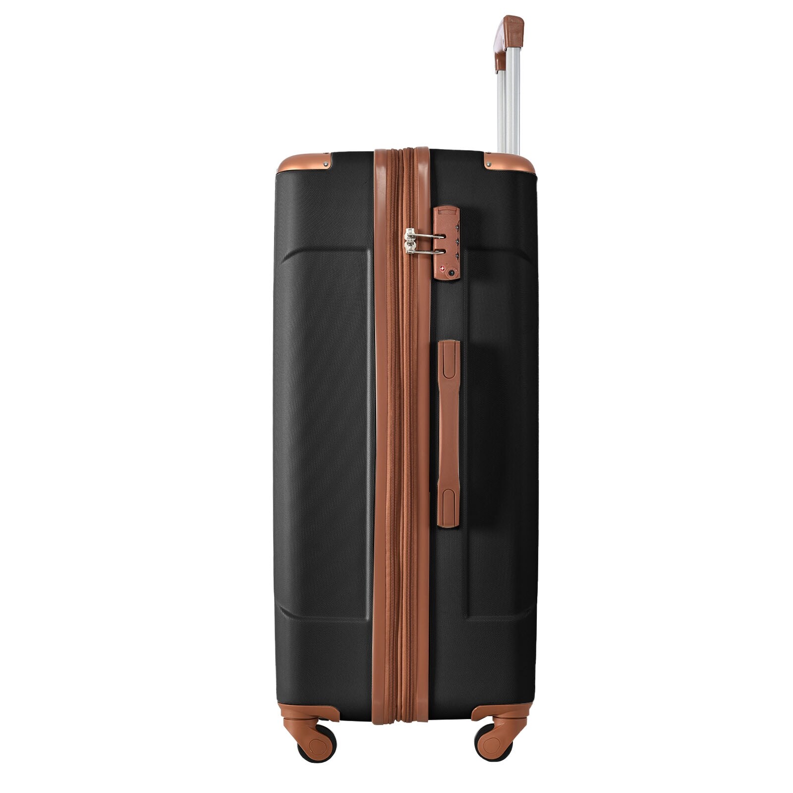 Black Brown Luggage Sets 3 Piece Travel Suitcase Sets Spinner Suitcase Lightweight Carry On Hardside Luggage 20 24 28 Bed Bath Beyond 39013492